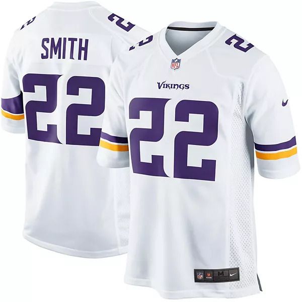 Men Minnesota Vikings 22 Harrison Smith Nike White Game Player NFL Jersey